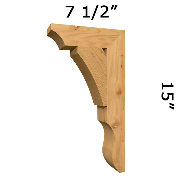 Wood Bracket 04T1 Crafted By ProWoodMarket