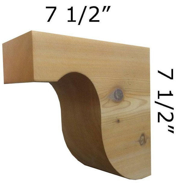 Wood Corbel 27T3 Crafted By ProWoodMarket