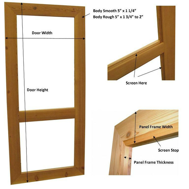 Screen Door SD-01 Crafted By ProWoodMarket