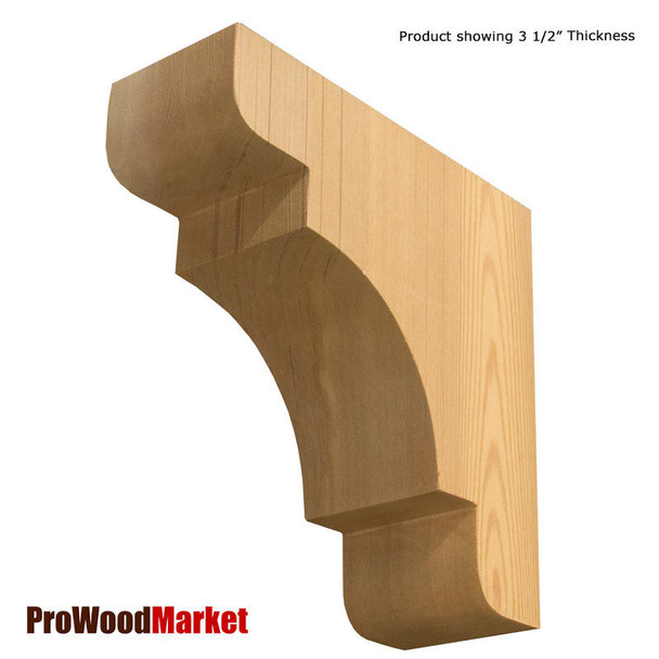 Wood Corbel 31T5S Crafted By ProWoodMarket