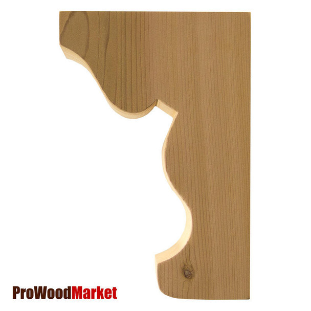 Wood Corbel 32T14 Crafted By ProWoodMarket