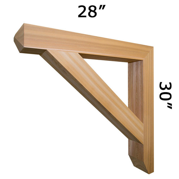 Wood Bracket 17T11 Crafted By ProWoodMarket