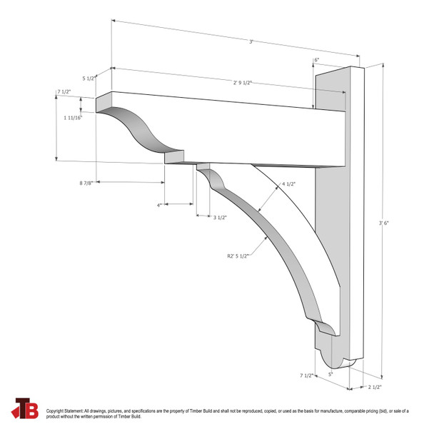 Trellis Wood Bracket 05T3