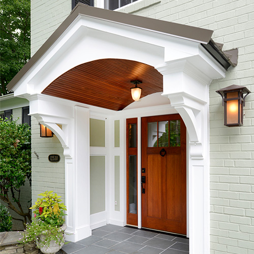 Wood Bracket - Front Porch Entrance