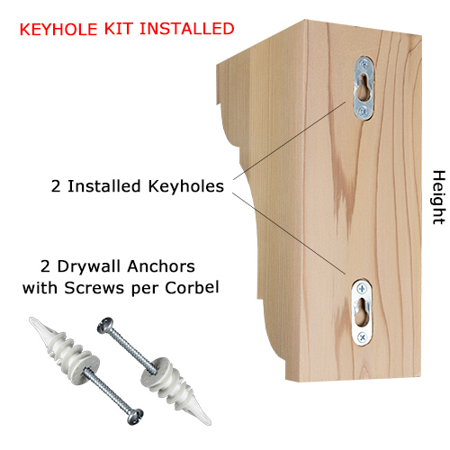 Keyhole and Anchor Mounting Kit Options | Timber Build Keyhole and Anchor Mounting Kit Options | Timber Build