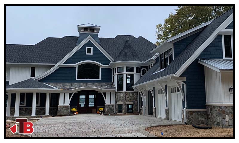 Custom lake home in Michigan