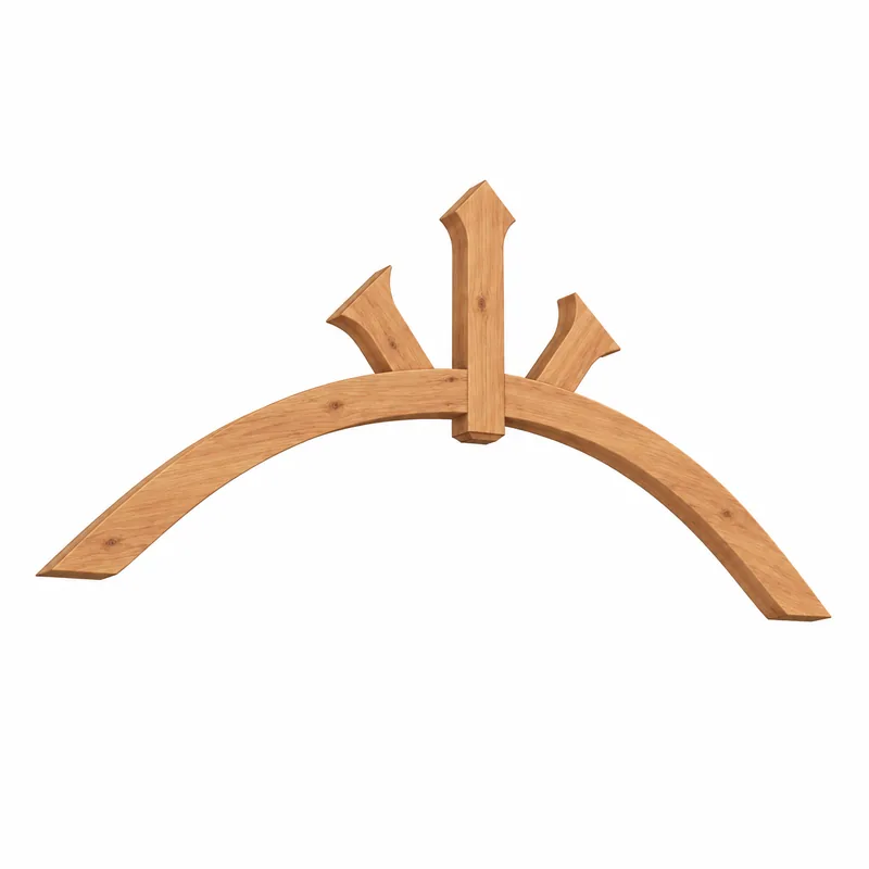 Cedar gable bracket — design 49