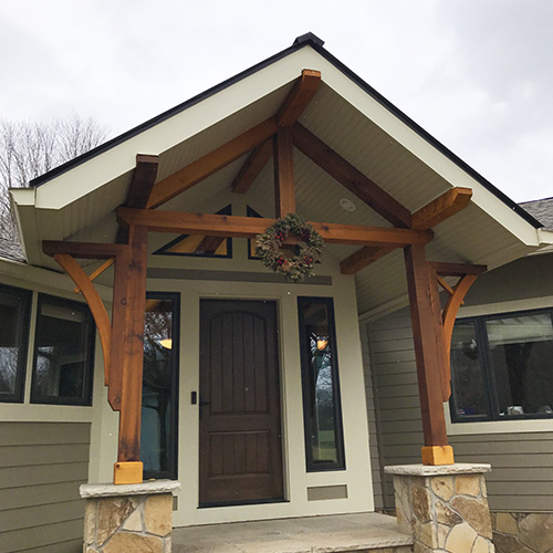 Wood Bracket - Entrance Decoration