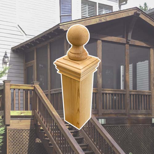 Wooden Cedar Post Caps and Finial.jpg