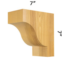 Wood Corbel 23T2 Crafted By ProWoodMarket