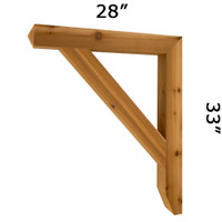 Wood Bracket 17T10 (17T10-2833)