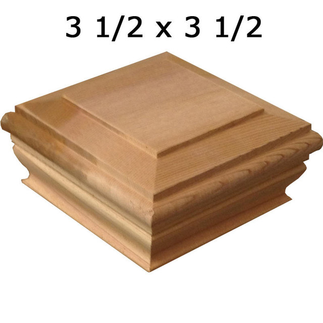 Cedar Post Cap 4x4 - Timber Build