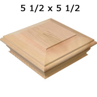 Cedar Post Cap 6x6 Crafted By Woodway Products