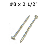 Stainless Steel #8 x 2 1/2 Screw Crafted By