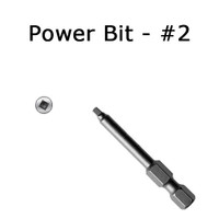 Square Drive Power Bit - #2 Crafted By