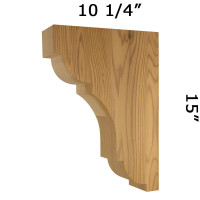 Wood Corbel 21T6 (C21T6101-4x15)