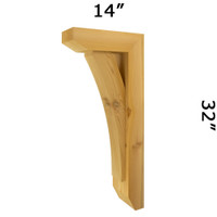 Wood Bracket 13T17 (13T17-1432) HIG-13T17-1432-S