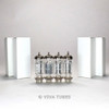 True NOS Date Matched Quad (4) Telefunken <> Bottom 6463 Wing Plate Vacuum Tubes
