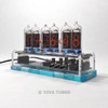 NIXIE Vacuum Tube Clock 6 Digit Clear Acrylic Enclosure 99 LED Color Options