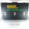 Larg, Black, Sylvania, Vintage Radio TV Vacuum Tube Valve Caddy Carrying Case