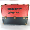 Small, Red & Black, RCA, Vintage Radio TV Vacuum Tube Valve Caddy Carrying Case