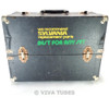 Small, Black, Sylvania, Vintage Radio TV Vacuum Tube Valve Caddy Carrying Case
