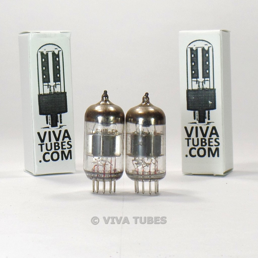 NEW 4pcs 6N23P-EV MATCHED QUAD Tubes Reflector NOS 6DJ8 ECC88 6922