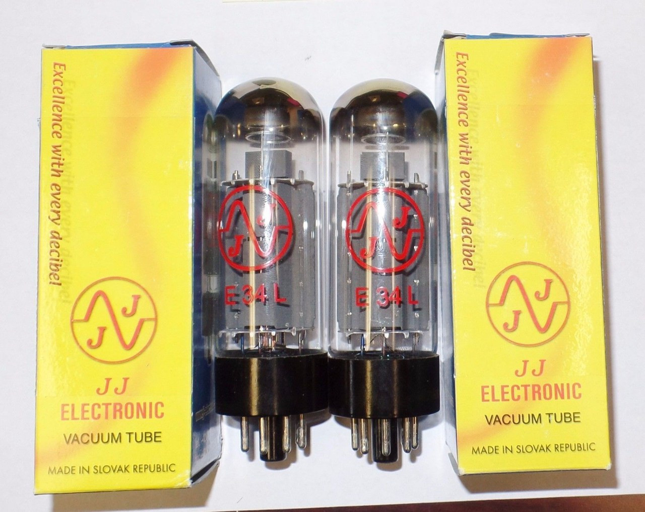 Brand NEW Lp Matched Pair In Box JJ / Tesla E34L / EL34 / 6CA7