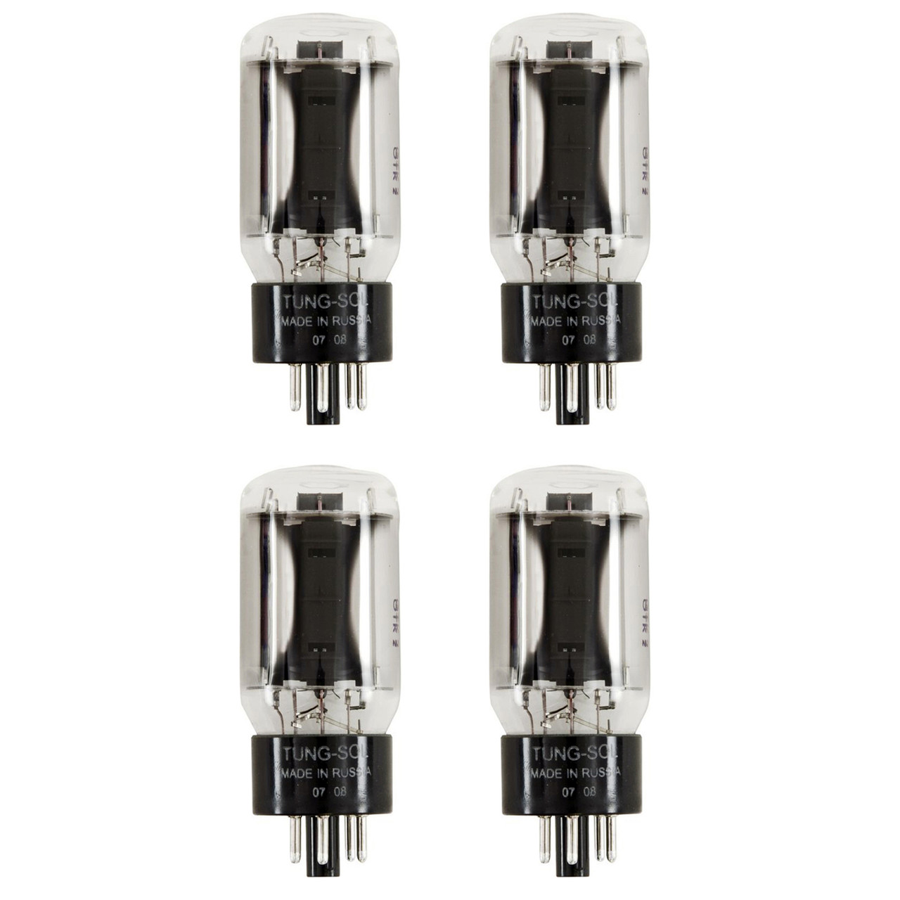 New Matched Quad (4) Tung-Sol 6L6GC STR Reissue Vacuum Tubes