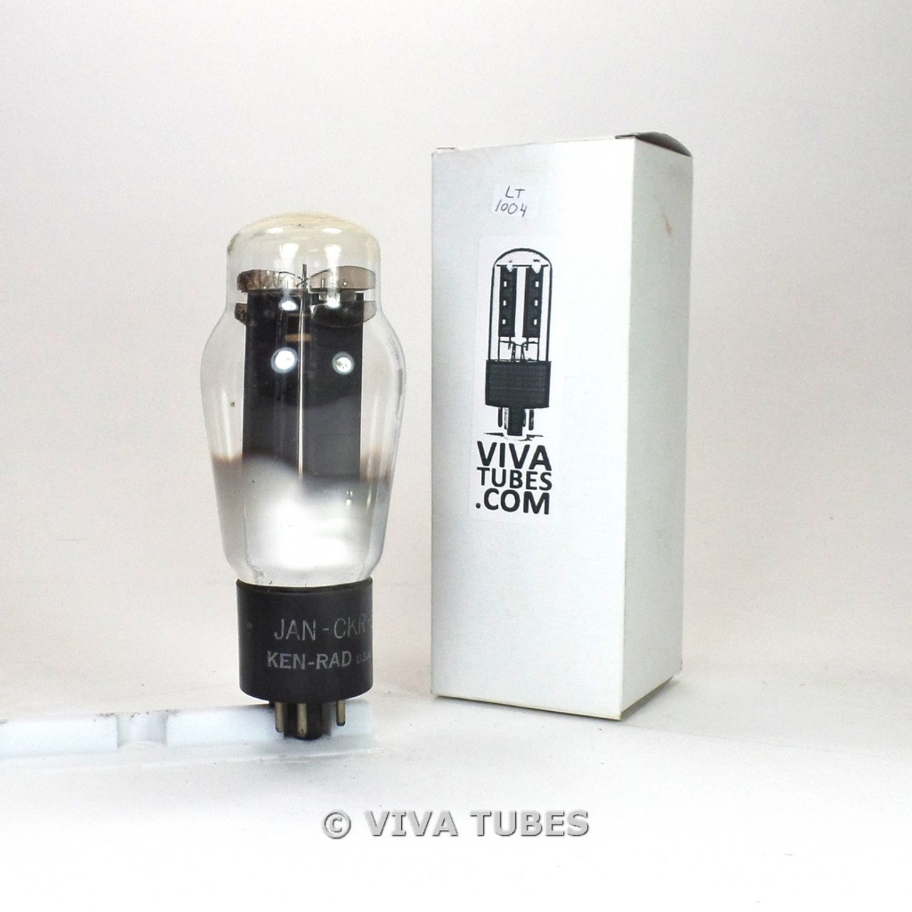 Tests NOS Ken-Rad USA JAN-CKR-5U4G/VT-244 Black Plate