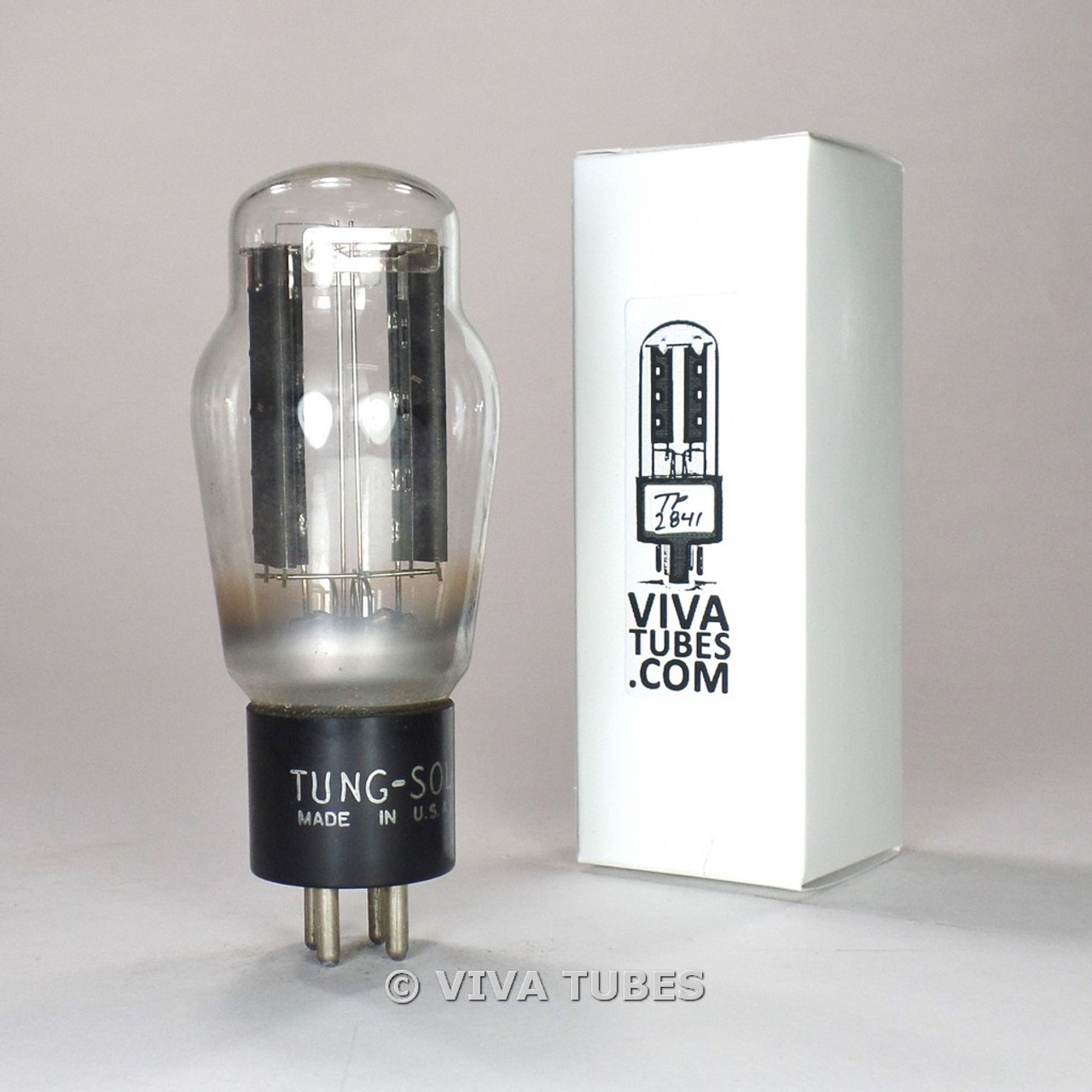 Tung-Sol USA 5Z3 2 Black Plate Hanging Filament Vacuum Tube Test u003d 46/46