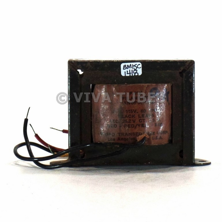 Vintage Triad F41X Filament Transformer 25.2VCT 2A for Tube Amps