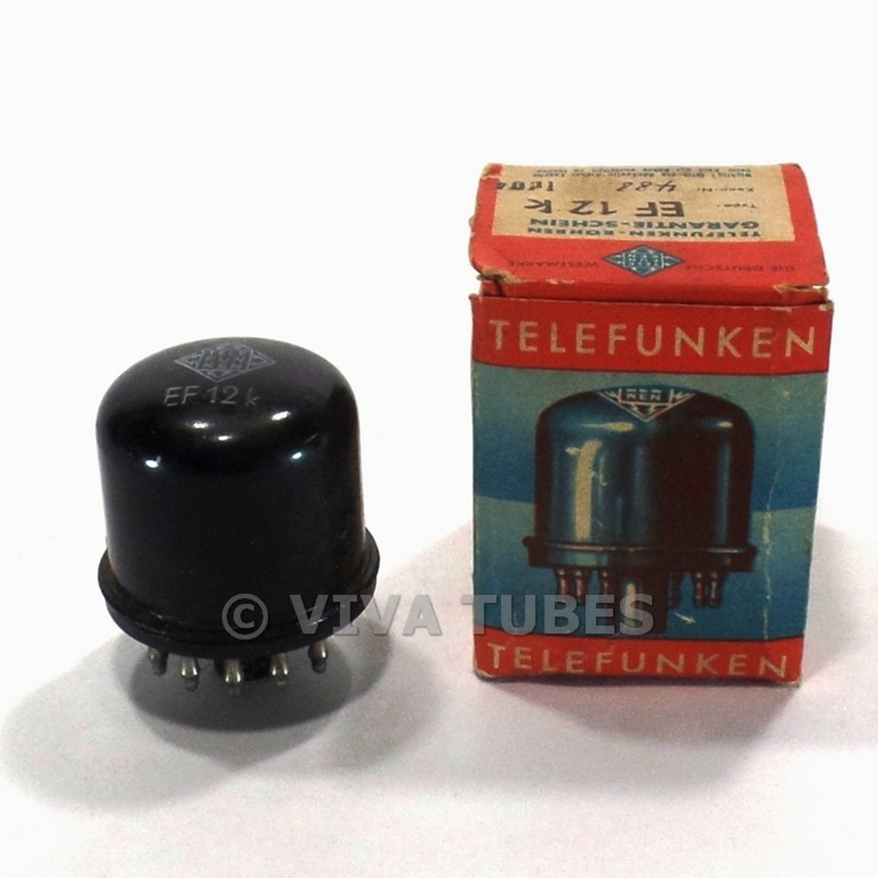 Fully Tested NOS NIB Telefunken Germany EF12K / EF12 Vacuum Tube