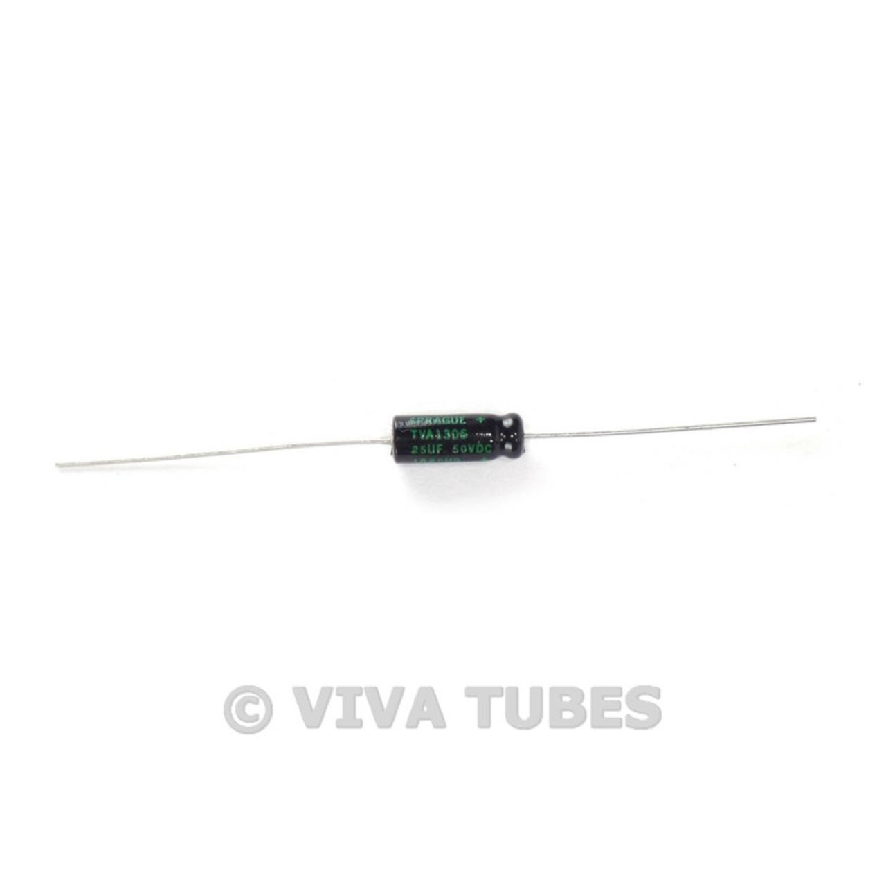 New Sprague Atom 25uF 50V Electrolytic Capacitor 20% 25 uF @ 50