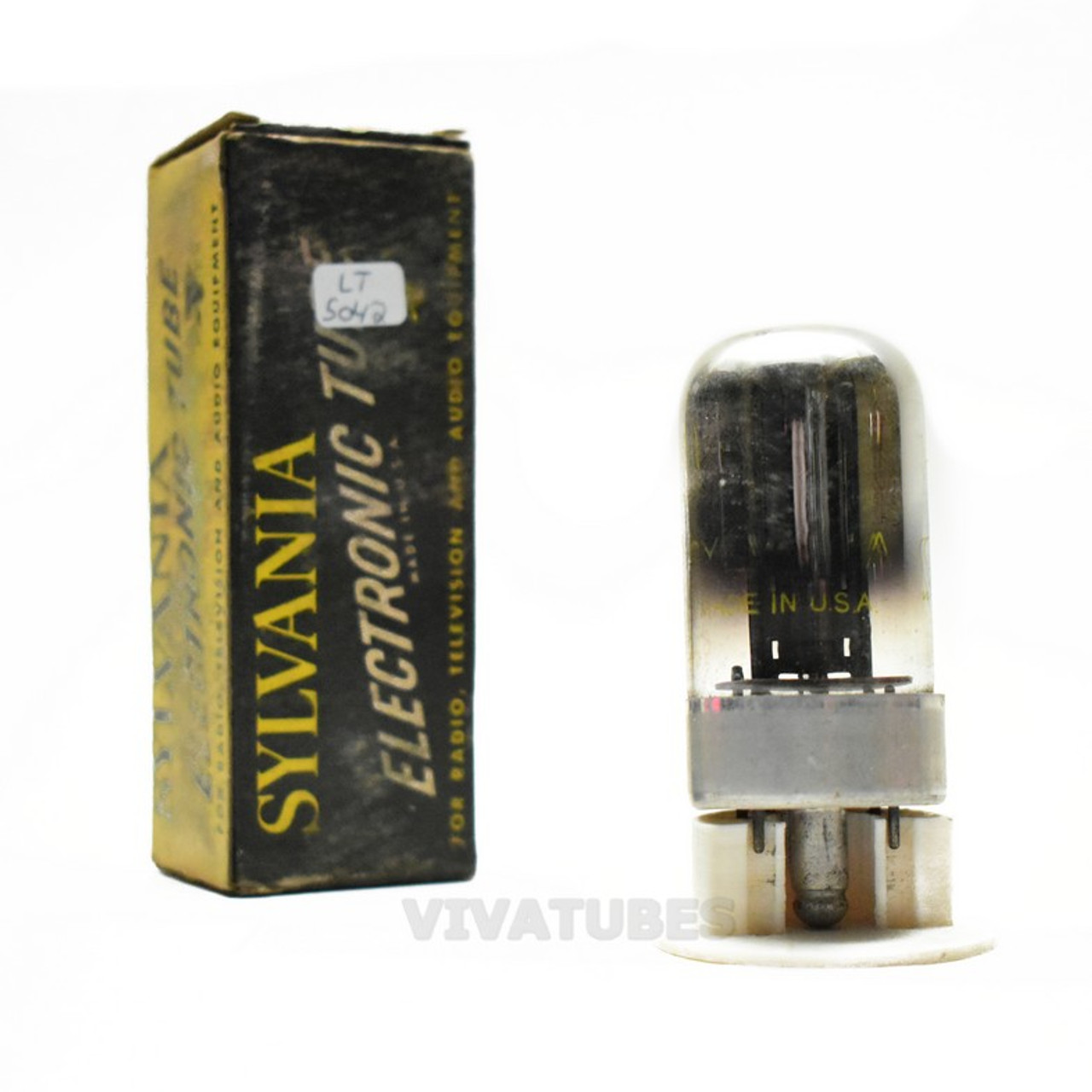 True NOS NIB Sylvania USA 7A4 Grey Plate Get Vacuum Tube 100+%