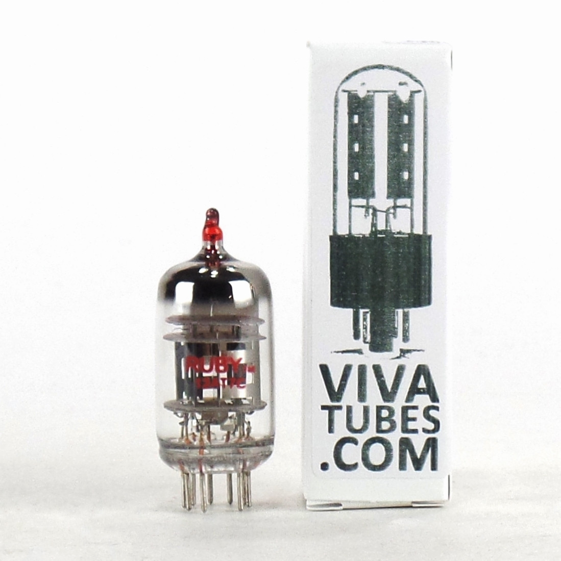 New Gain Tested Ruby China 12AT7C / ECC81 Triple Mica Vacuum Tube