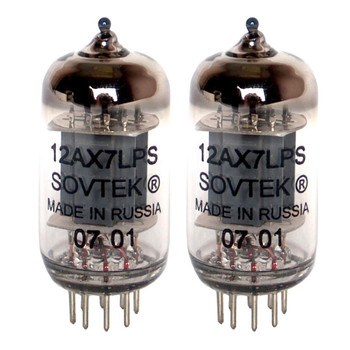 New Matched Pair (2) Sovtek 12AX7LPS / ECC83 Vacuum Tubes