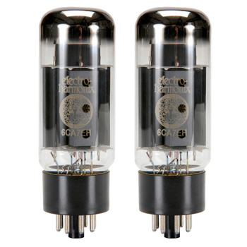 New Matched Pair (2) Electro-Harmonix 6CA7EH Fat Bottle Vacuum Tubes