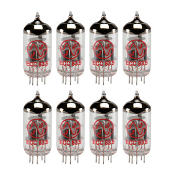 New Matched Octet (8) JJ 12AX7 / ECC83S Vacuum Tubes