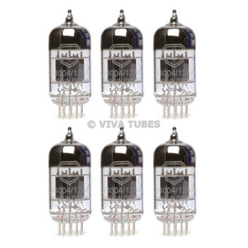 New Matched Sextet (6) Mullard CV4004 / 12AX7 Reissue Vacuum Tubes