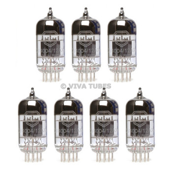 New Matched Septet (7) Mullard CV4004 / 12AX7 Reissue Vacuum Tubes