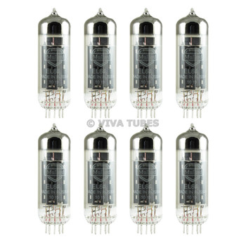 New Matched Octet (8) Mullard EL84 / 6BQ5 Reissue Vacuum Tubes