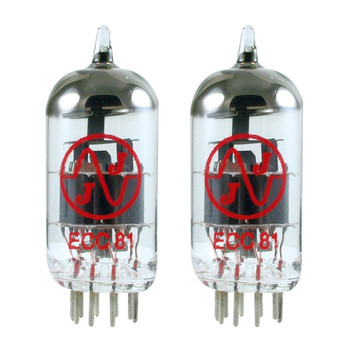 New Matched Pair (2) JJ 12AT7 / ECC81 Vacuum Tubes