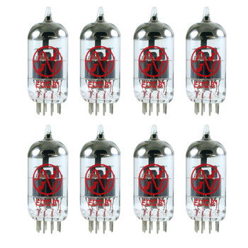 New Matched Octet (8) JJ 12AT7 / ECC81 Vacuum Tubes