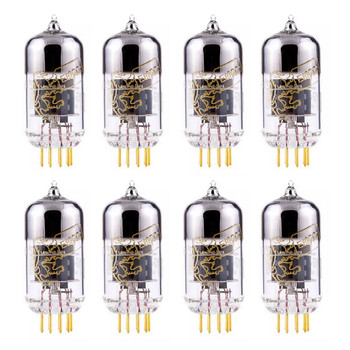 New Matched Octet (8) Genalex Gold Lion 6922 / E88CC Gold Pin Reissue Vacuum Tubes