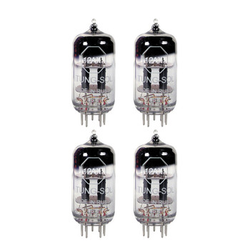 New Matched Quad (4) Tung-Sol 12AX7 / ECC83 Reissue Vacuum Tubes