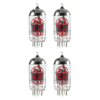 New Matched Quad (4) JJ 12AU7 / ECC82 Vacuum Tubes