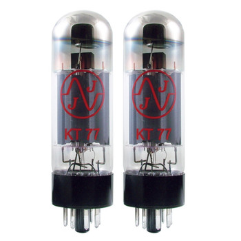 New Matched Pair (2) JJ KT77 Vacuum Tubes