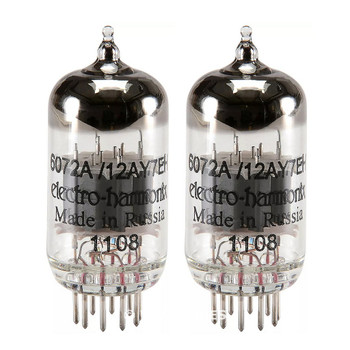 Brand New Gain Matched Pair (2) Electro-Harmonix 12AY7 / 6072A Vacuum Tubes