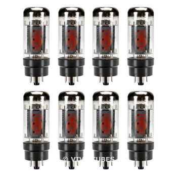 Brand New Current Matched Octet (8) Electro-Harmonix 6L6GC Vacuum Tubes